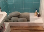 Plinthe en résine pour receveur de douche, Fabrication sur mesure Longueur de 60 à 210 cm, Hauteur de 5 à 20 cm - Livraison offerte
